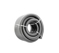 Inner 38mm，Outer 45mm，EVA Household Vacuum，Cleaner，Thread，Hose，Straws，Soft，Pipes，Bellows， Vacuum Tube Accessories，Gray Parts(Gray-8m)
