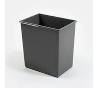 Hailo Replacement Bin 20L Basalt Grey Plastic Rectangular Kitchen Waste Bin Insert