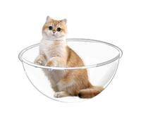 Inner Cat Clear Acrylic Bed - 32 cm Comfortable Acrylic Dome Cat Bed Versatile Acrylic Cat Nest, Animals, High Transparency Furniture for Protective Balcony with Medium Large Breeds Sleeping