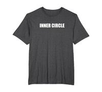 Inner Circle T-Shirt, Men's Big and Tall, Dark Heather Grey, 2X Tall