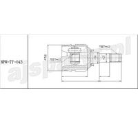 FEBEST 0111-KUN26 CV joint