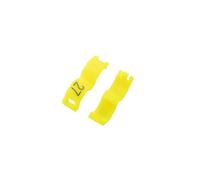 Inner Diameter 2.7mm 3mm 4mm 4.5mm 5mm Canary Clip Ring Bird Pigeon Small Parrot Leg Rings Birds Foot Rings,Yellow,4.5mm - 20Pcs