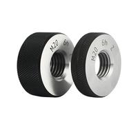 Inner Diameter Calibration Ring Gauge, 2 Pcs Non-Standard Metric Fine Tooth Thread Ring Gauge 7h M18 M20 Multiple Sizes(M18x1.5)