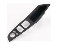 Inner Door Handle LHD Carbon Fiber Car Door Inner Handle Panel Trim Cover Interior Protector Stickers Accessories for BMW 5 Series F10 2011-2017 Door Pull Handle(Black Paste Type 1Piece)