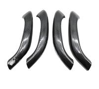 Inner Door Handles For BMW X1 X2 F48 F49 F39 2016-2022 2piece/4piece Kit Interior Front Rear Door Handle Outer Cover Trim Set Car Interior Door Handles(Carbon Fiber 4piece)
