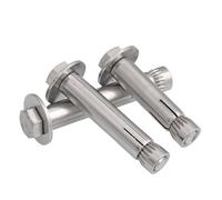 Inner Expansion Bolt M6-M12 Hex Drive Large Gasket Male Screw Combination Nail Fasteners Stainless Steel Rust-proof(90mm,M8 (8pcs))