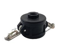 Inner Female Head, Tank Drain Adapter, 2" to 3/4" Hose Conversion Adapter, Water Hose Adapter, IBC Tote Fittings, Cam Lock with Garden Hose Fittings, for Garden Hose Water Storage Tank Drain Faucet