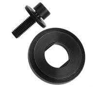 Inner Flange Washer 224412-5 and Hex Bolt Screw 266133-3 M6x20 Metal Set for M-akita DSS610 DSS611 BSS610 BSS611 HS7100 DHS710 Circular Saws Blade Clamp Accessories Black