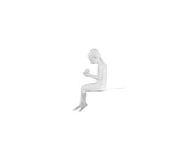 Inner Glow Mini Girl Table Lamp White