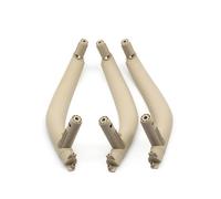 Inner Handle Decorative Frame for BMW X5 X6 F15 F16 2014-2018 3PCS LHD RHD Car Interior Passenger Door Pull Handle Cover Panel Trim(LHD Beige)