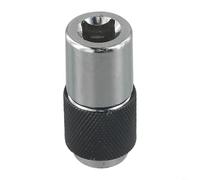 Inner Hole 3/8 Adjustable Tap Socket, Adjustable Jaws Tap Extractor Tool, Tap Socket Small#6-1/4 Or Large1/4-1/2 For Taps, Reamers(A)