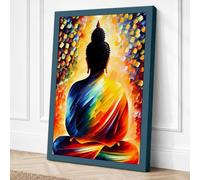 Inner Light Awakening Canvas Wall Art Print 18x12 Inch