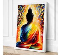 Inner Light Awakening Canvas Wall Art Print 24x16 Inch (61 x 41 cm)