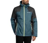 Columbia Men's Inner Limits 3 Jacket, Waterproof Rain Jacket, Everblue, Shark, S