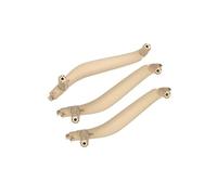 Inner Panel Armrest for BMW X5 X6 F15 F16 2014-2018 3Pcs LHD Car Interior Door Inside Pull Handle Sets Replacement(Beige)