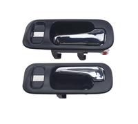 Inner Panel Pull for CRV 97-01 for Odyssey 1995-1998 72124S10A11ZA 72164S10A11ZA Inside Door Handle Interior Front Left Right Cover Armrest(Rear Pair Black)