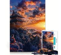 Inner Peace Adult Jigsaw Puzzles1000 Pieces DIY Play Perfect Connection Pattern Assemble Art Display (38x26cm)