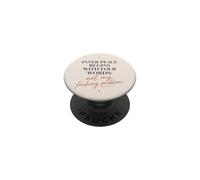 Inner Peace Begins With Four Words Funny Sarcastic Quote PopSockets Adhesive PopGrip
