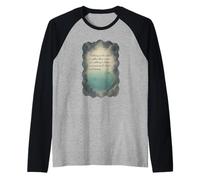 Inner Peace Emotional Balance Tao Wisdom Storm Metaphor Raglan Baseball Tee