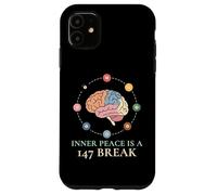 Inner Peace Is A 147 Break Cue Sports Snooker Player Case for iPhone 11