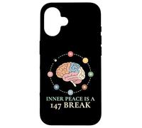 Inner Peace Is A 147 Break Cue Sports Snooker Player Case for iPhone 16