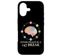 Inner Peace Is A 147 Break Cue Sports Snooker Player Case for iPhone 17