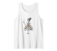 Inner Peace Outer Chaos Skeleton Coffee Halloween Yoga Tank Top