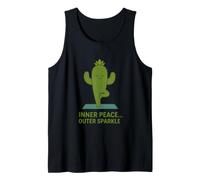 Inner Peace Outer Sparkle Cactus Yoga Tank Top