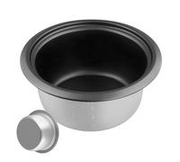 Inner Pot for Rice Cooker 1L, Rice Pot Replacement Functional Inner Bowl for Rice Cookers, Cooker Accessory Cookware for Rice Cooking, Non Design for Small Family Meals