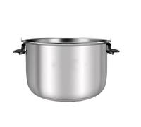 Inner Pot Of Rice Cooker Compatible For Midea Electric Pressure Cooker 5-liter Stainless Steel Inner Liner With Handle MY-SS5051P5L/SS501P/5053P/5057 Replace The Inner Pot Rice Cooker Rice Parts