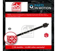 Febi Bilstein 40514 Inner Tie Rod Fits Ford Transit 2.0 EcoBlue 4x4 2013-2022