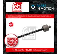 Front Inner Inner Tie Rod Inc Nut Fits Mercedes Benz 190 Series model Febi 29513