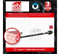 Febi Bilstein 22517 Inner Tie Rod Fits Renault Kangoo 1.2 1.2 16V 1.4 1997-2022