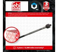 Front Inner Tie Rod Fits Ford Escort Granada Scorpio Sierra Febi 08768