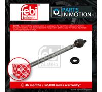 Inner Rack End fits PEUGEOT 205 741, Mk2 1.0 Left or Right 83 to 98 Tie Rod Febi