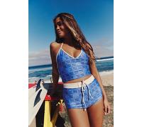 Inner Relm Gimme Boyshort Surf Bottoms at Free People in Ocean Bloom, Size: Medium - female