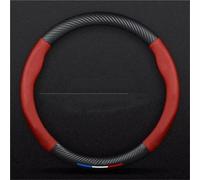 Inner Ring Steering Wheel Cover Car Carbon Fiber Steering Wheel Cover For Scenic For Clio For Laguna 2 3 4 5 For KangooFluence For Megane For Trafic(O Red)