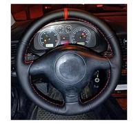 Inner Ring Steering Wheel Cover For VW For Golf 4 For Passat For B5 1996-998 1999 2000 2001 2002 2003 For Polo Car Steering Wheel Cover Leather(Yellow Thread)