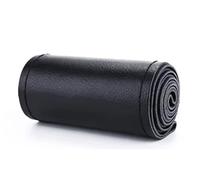 Inner Ring Steering Wheel Cover Hand-Stitched Steering Wheel Cover 36-40cm DIY Leather Braid On The With Needles Thread Car-Styling Covers(Black Thread 38cm 1)