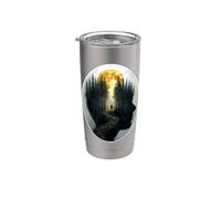 Inner Self Growth Path Soul Spiritual Deep Quiet Mind Stainless Steel Insulated Tumbler