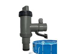 Inner Shut-off Valve Pool Plunger Valve Plus for Above Ground Pool | Intexs Pool Accessories | 2-in-1 Piston Valve Pool Replacement Parts | Pool Accessories for Intexs/Bestways/Coleman Pool | Bestways