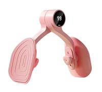 Inner Thigh Exerciser - Women Pelvic Muscle Trainer, Fitness Master | Ergonomic Curvature Oval Panel Trainer, Multi Zone Body Strengthening Equipment with Comfortable Foam Grip Handles