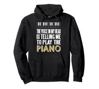 Inner Thought In My Head Says Play The Piano Pullover Hoodie