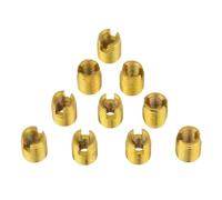 Inner Thread Self-Tapping Inserts, 10 Pcs M3 To M12 Gold Self-Tapping Stainless Steel Threaded Inserts(M3x0.5mm)