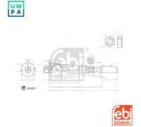 FEBI BILSTEIN 185059 Inner tie rod