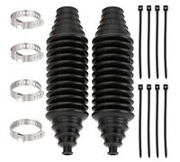 Inner Tie Rod Boot Kit, Silicone Steering Rack Boot Tool Universal Adjustable Car Tie Rod Boot with Bellow Cable Ties and Clamp