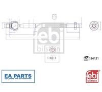 Inner Tie Rod for FORD ESCAPE FOCUS FEBI BILSTEIN 186131