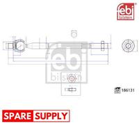 INNER TIE ROD FOR FORD FEBI BILSTEIN 186131