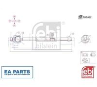 Inner Tie Rod for FORD PUMA FEBI BILSTEIN 185482