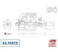 Inner Tie Rod for NISSAN CABSTAR NT400 CABSTAR FEBI BILSTEIN 185059
